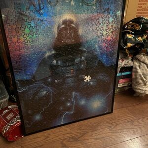 Darth Vader Puzzle - OnePiece Missing Framed